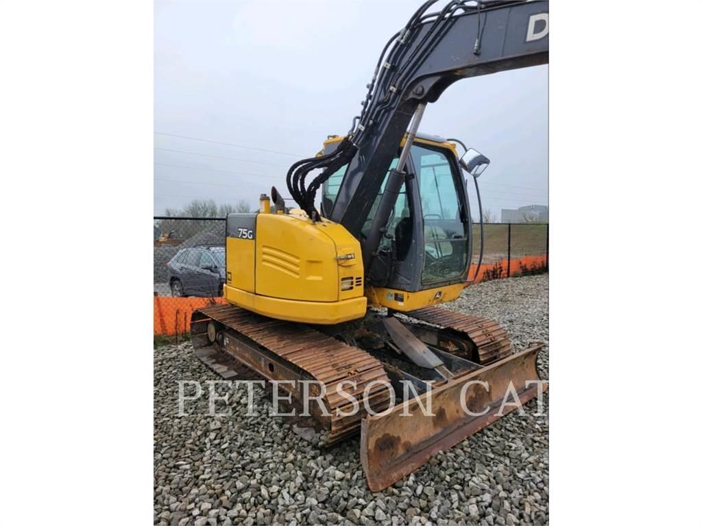 John Deere & CO. 75G Kāpurķēžu ekskavatori