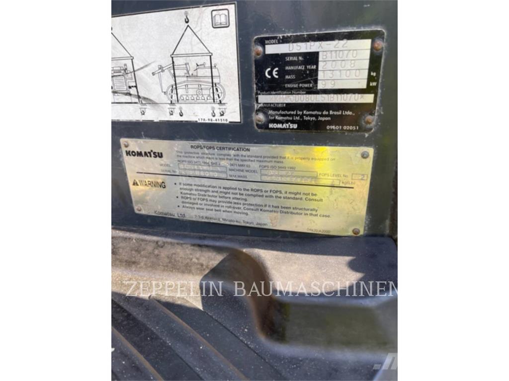 Komatsu D51PX-22 Kāpurķēžu buldozeri