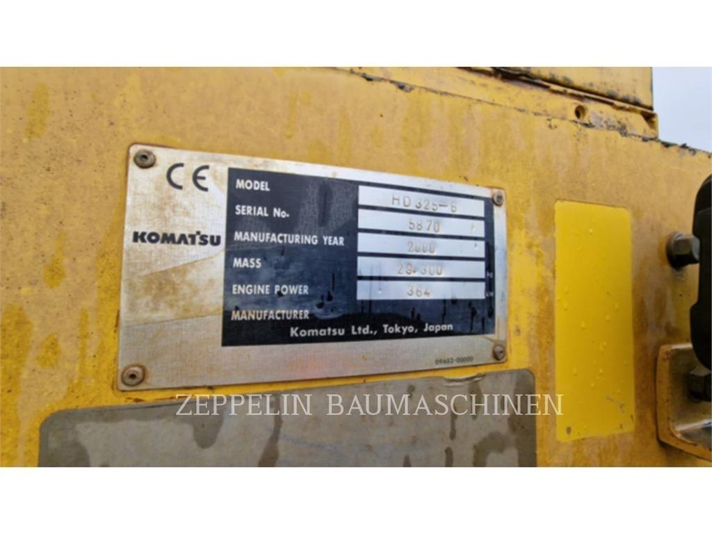 Komatsu HD325-6 Artikulētie pašizgāzēji