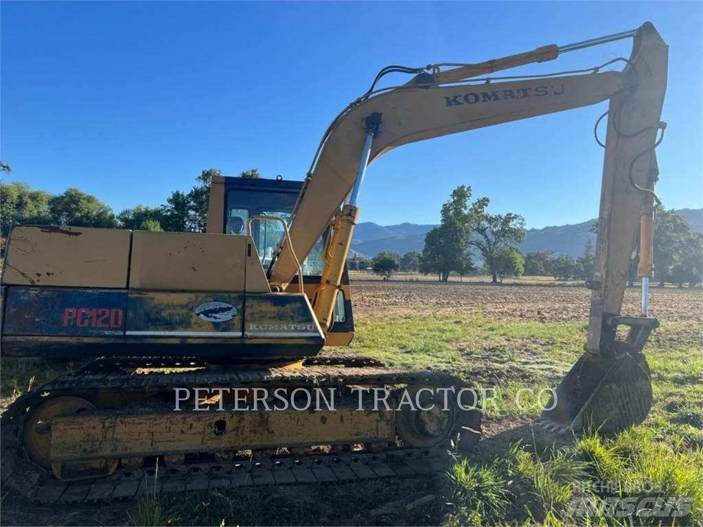 Komatsu PC120 Kāpurķēžu ekskavatori