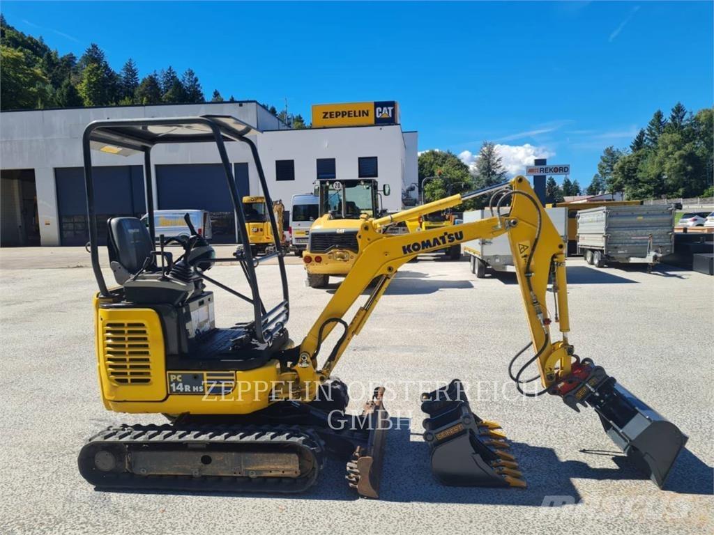 Komatsu PC14R HS Kāpurķēžu ekskavatori