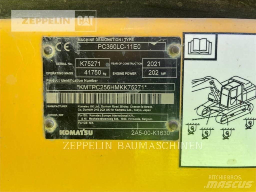 Komatsu PC360LC-11 Kāpurķēžu ekskavatori