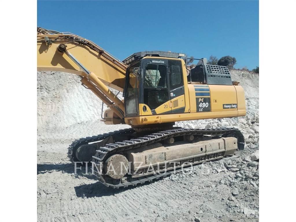 Komatsu PC490 Kāpurķēžu ekskavatori