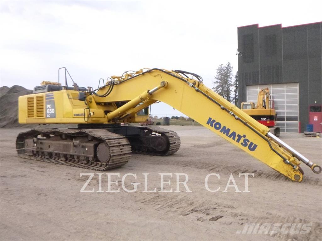 Komatsu PC650 LC-8EO Kāpurķēžu ekskavatori