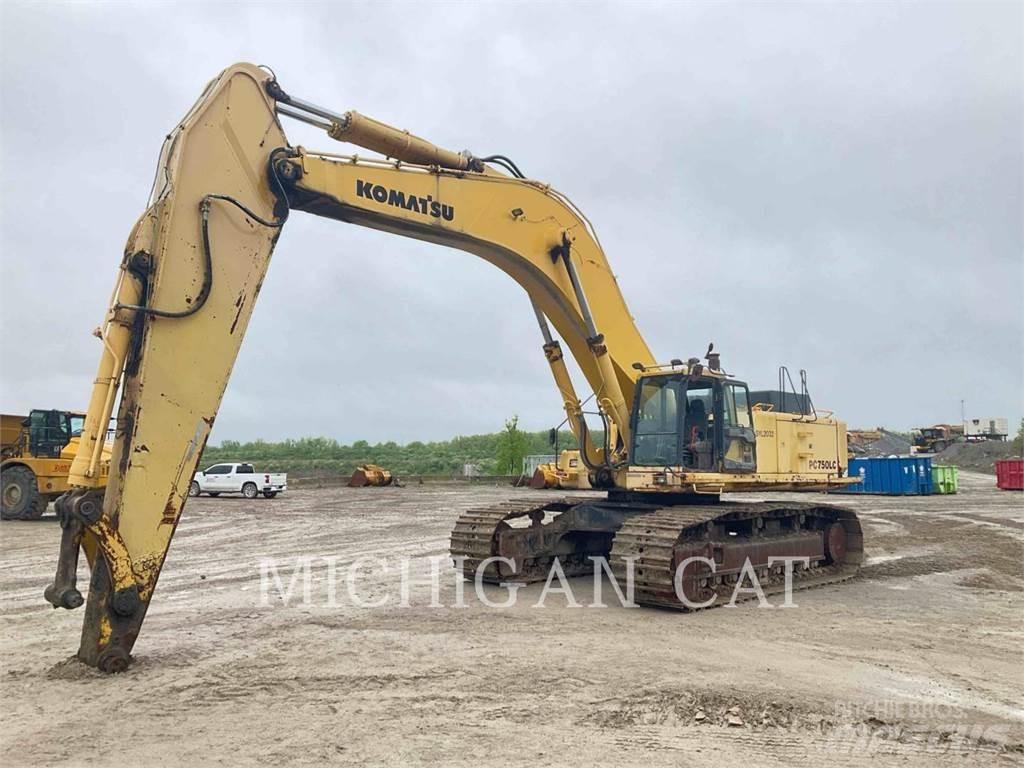 Komatsu PC750LC-6K Kāpurķēžu ekskavatori