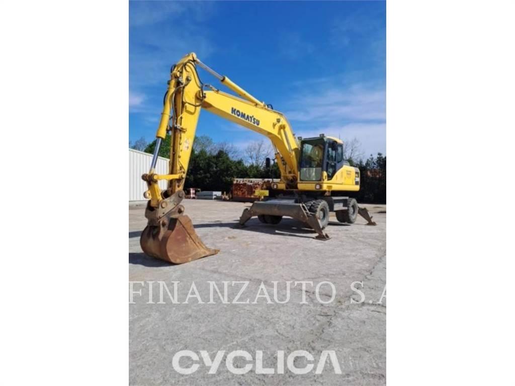 Komatsu PW200-7 Ekskavatori uz riteņiem