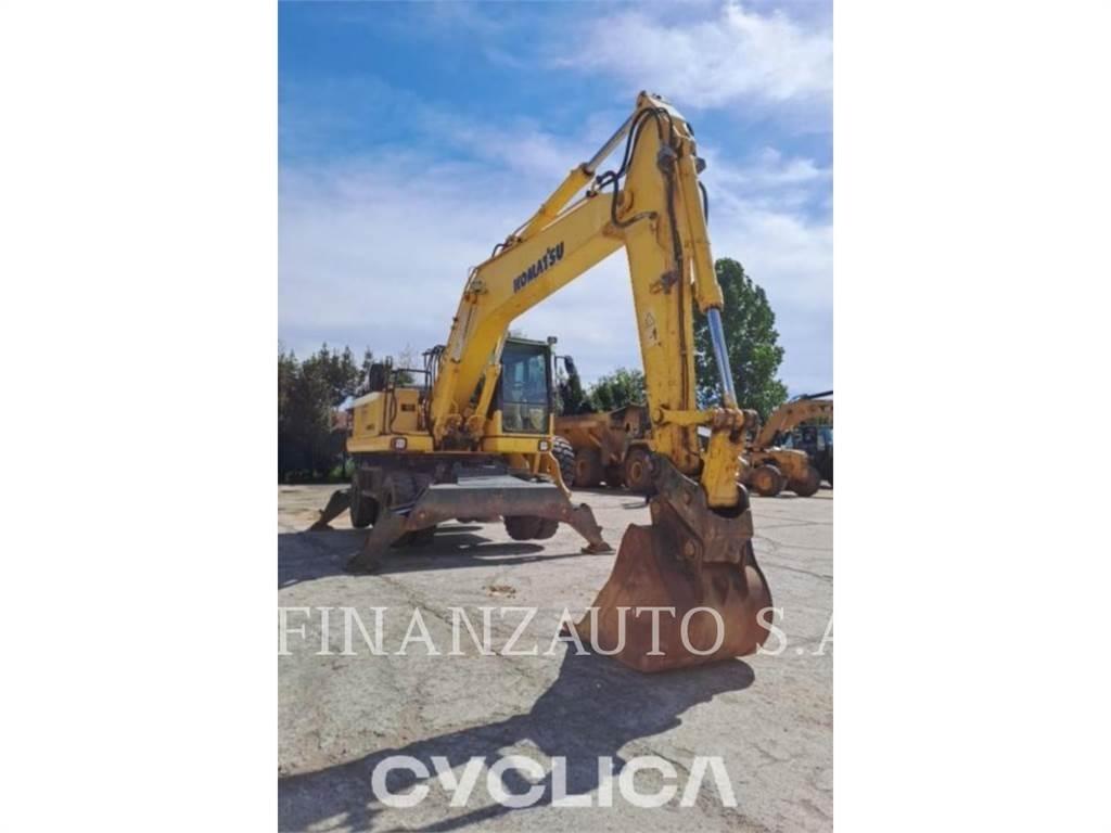 Komatsu PW200-7 Ekskavatori uz riteņiem