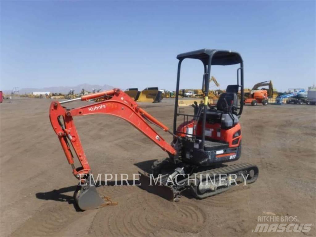 Kubota U17 Kāpurķēžu ekskavatori