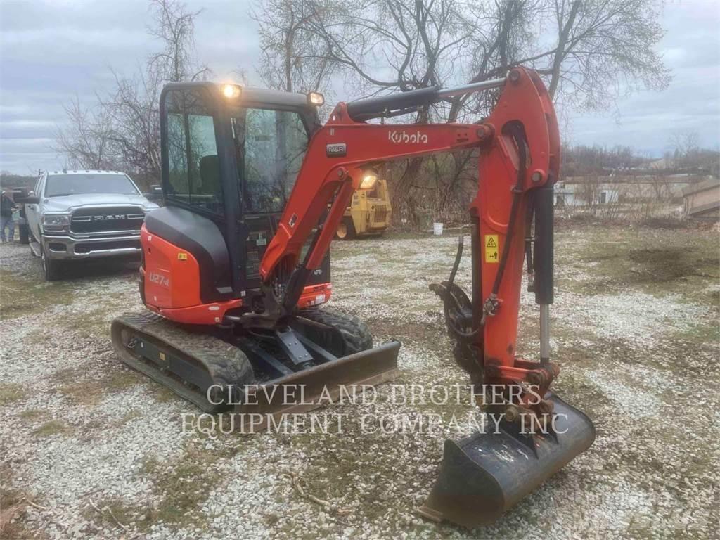 Kubota U27-4 Kāpurķēžu ekskavatori
