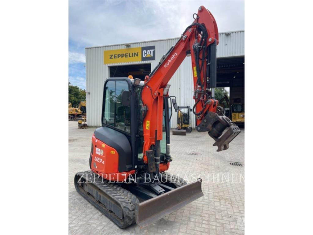 Kubota U27-4 Kāpurķēžu ekskavatori