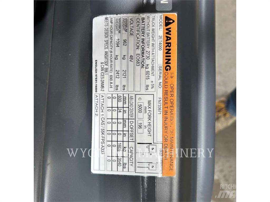 Mitsubishi 2ET4000 Elektriskie iekrāvēji