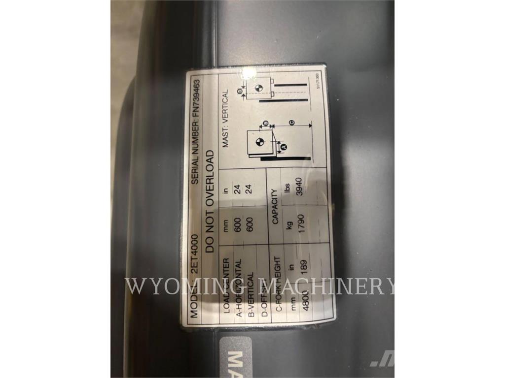 Mitsubishi 2ET4000 Elektriskie iekrāvēji
