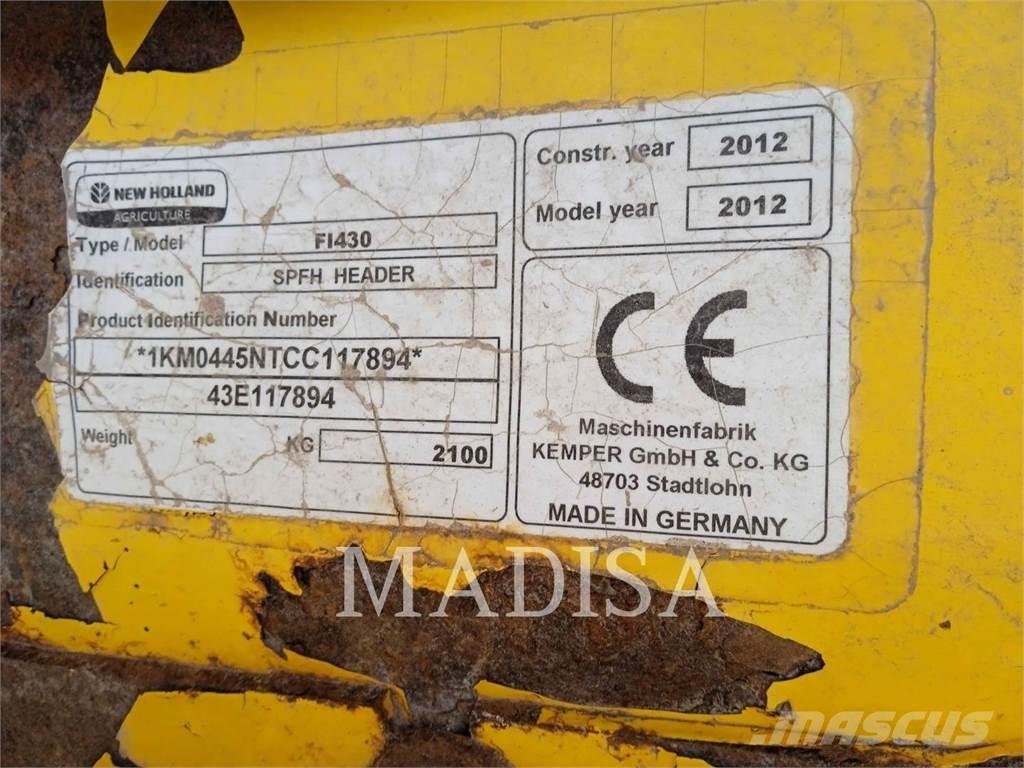 New Holland 430FI Ražas novākšanas kombainu papildaprīkojums