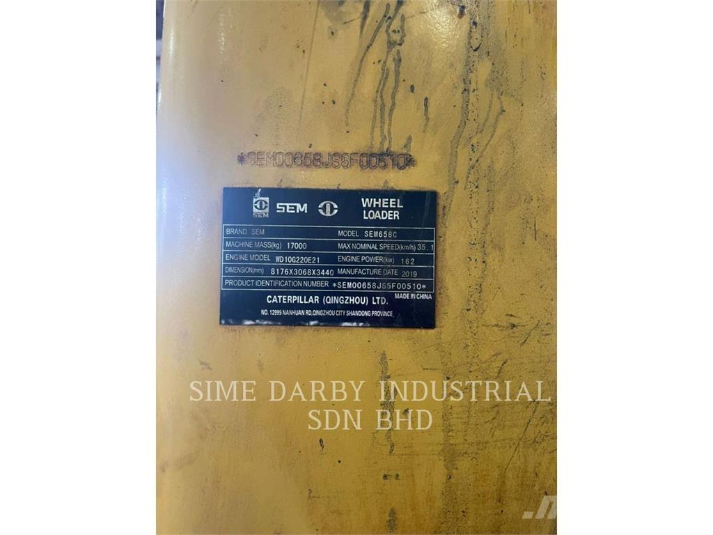 SEM MACHINERY SEM 658C Iekrāvēji uz riteņiem