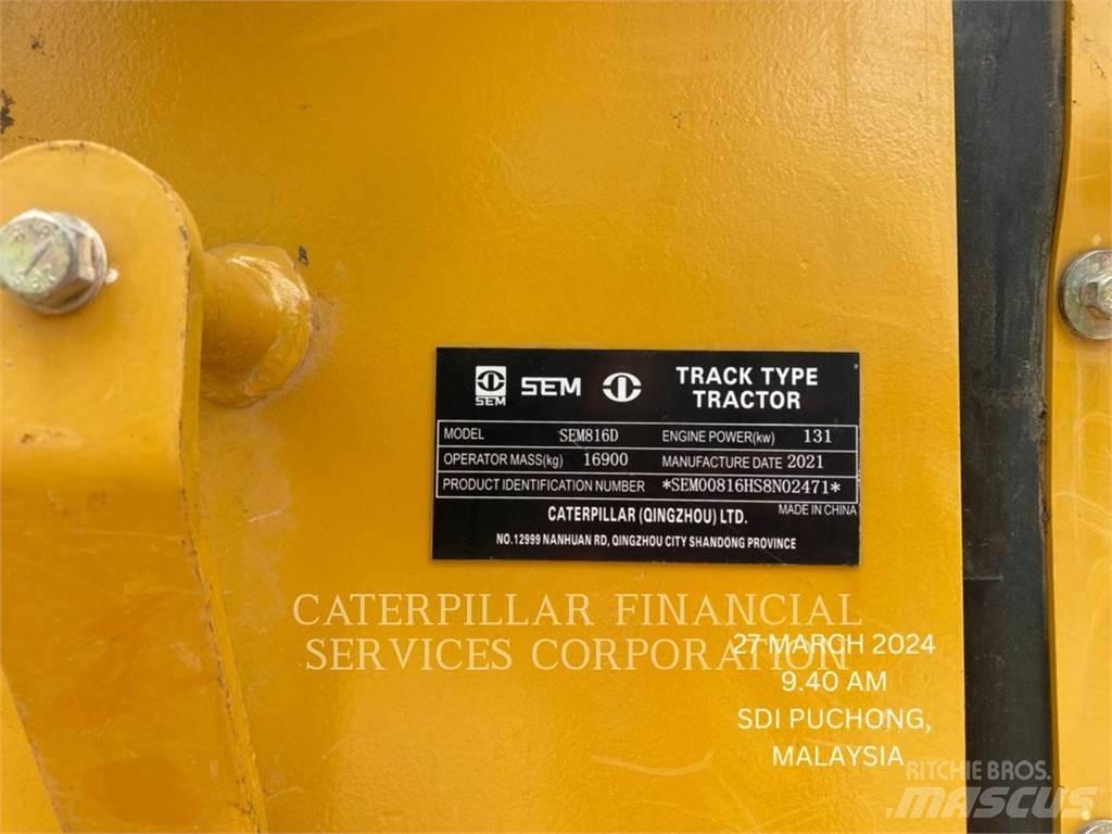 SEM MACHINERY SEM816D Kāpurķēžu buldozeri