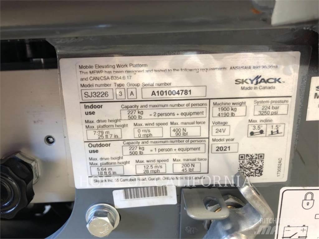 Skyjack SCISSOR26N Šķerveida pacēlāji