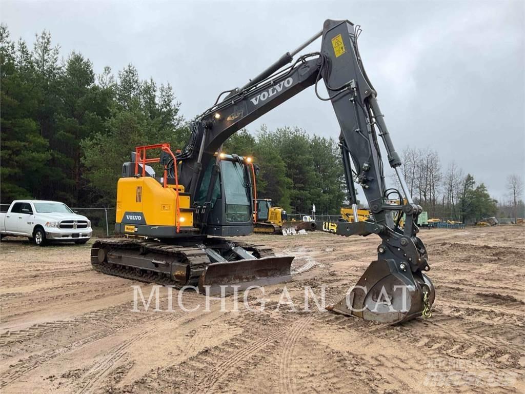 Volvo ECR145EL Kāpurķēžu ekskavatori