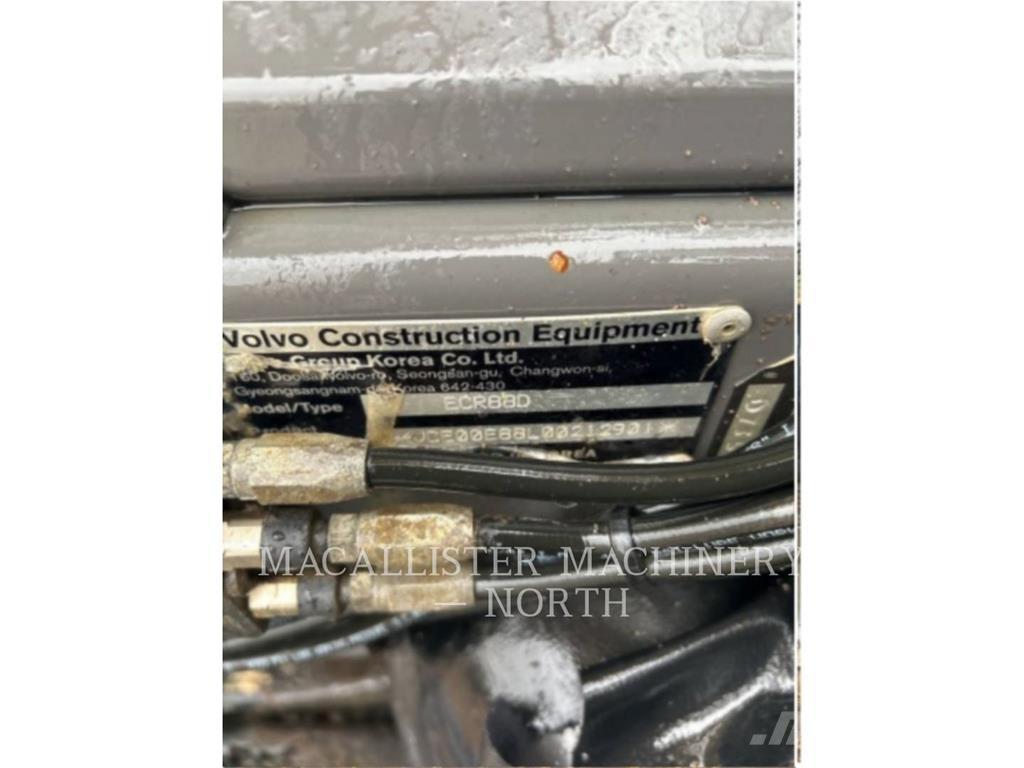Volvo ECR88 Kāpurķēžu ekskavatori