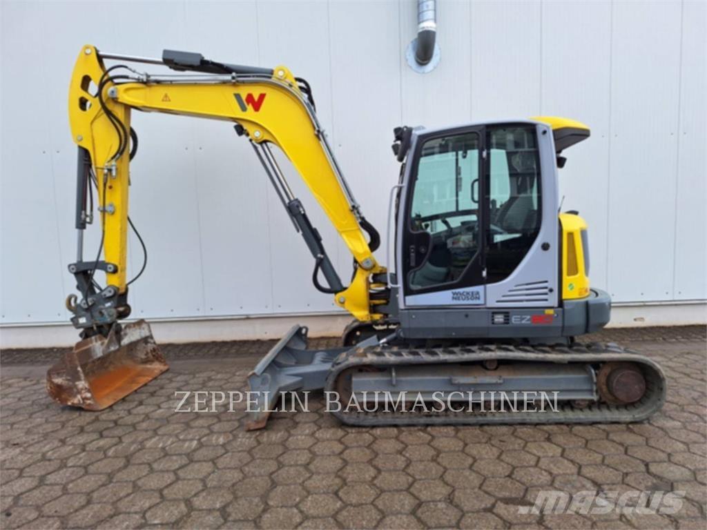 Wacker EZ80 Kāpurķēžu ekskavatori