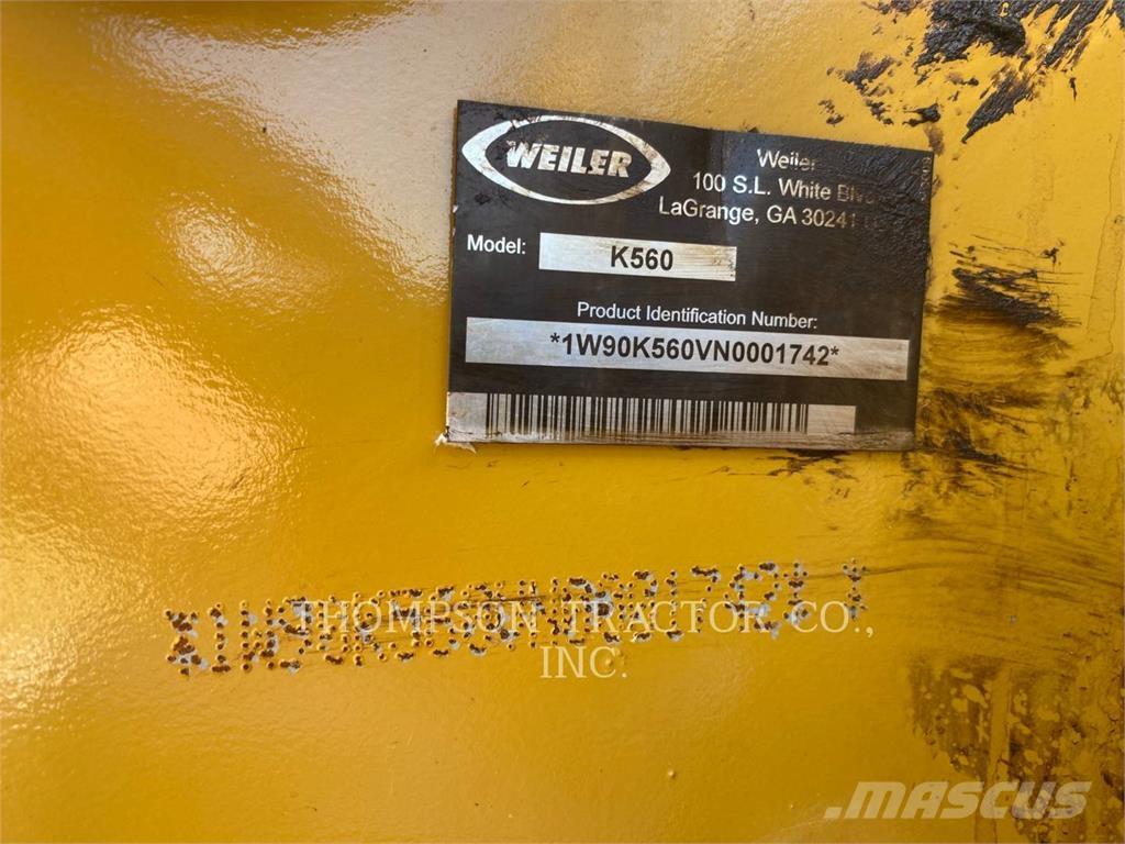 Weiler K560FV Baļķu iekrāvēji