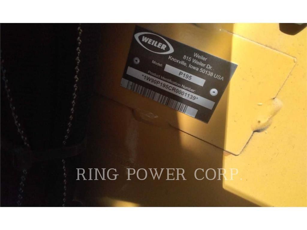 Weiler P195 Asfalta savācējs