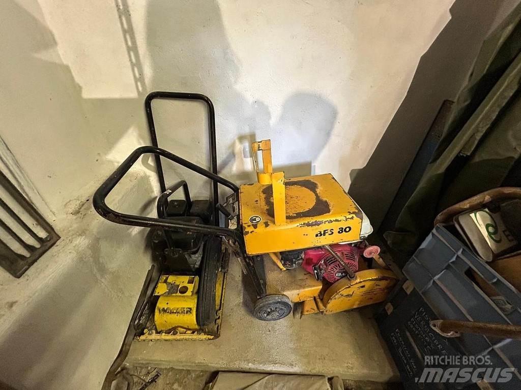 Wacker BFS80 Cita augsnes apstrādes tehnika un papildaprīkojums