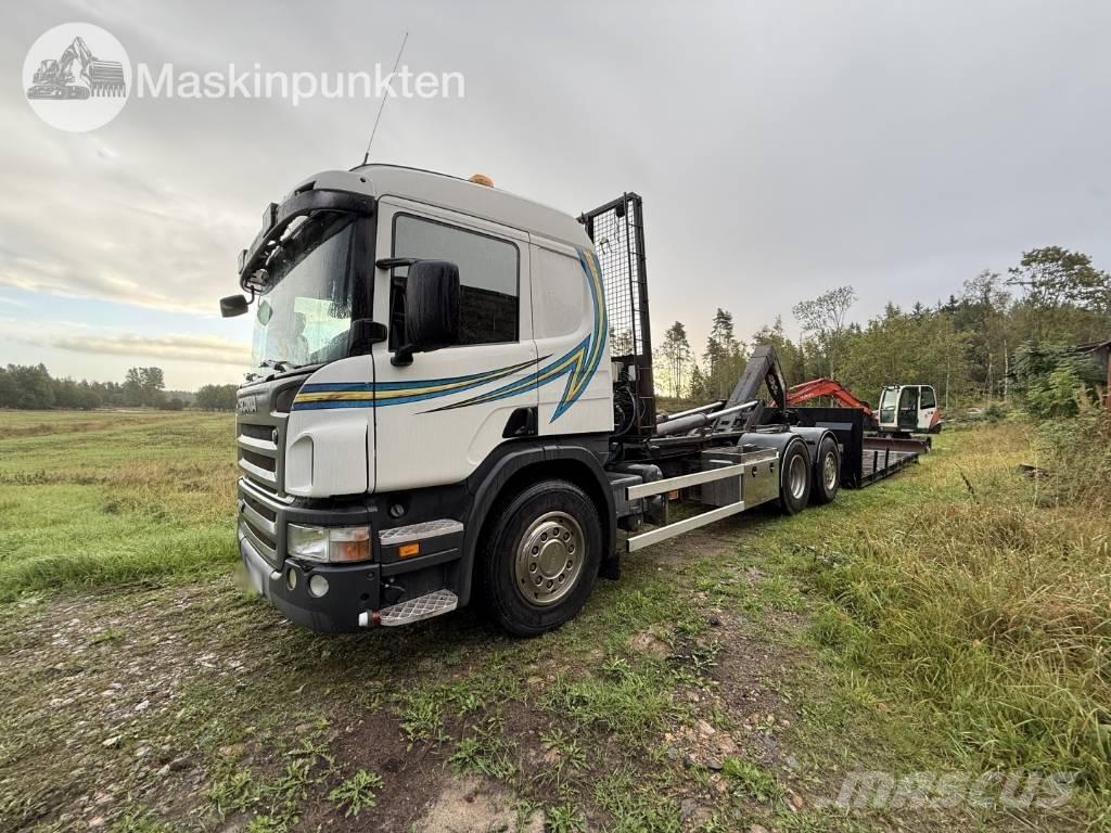 Scania P 380 LB Treileri ar āķi