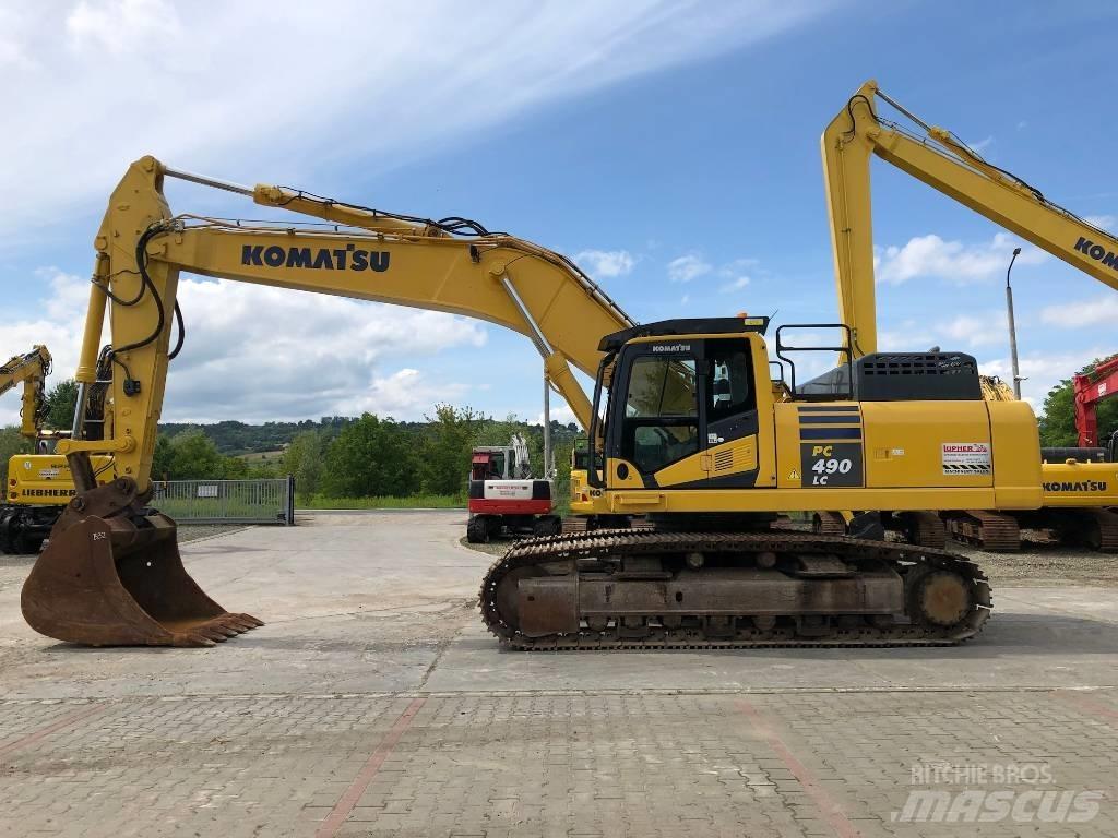 Komatsu PC490LC-10 Kāpurķēžu ekskavatori