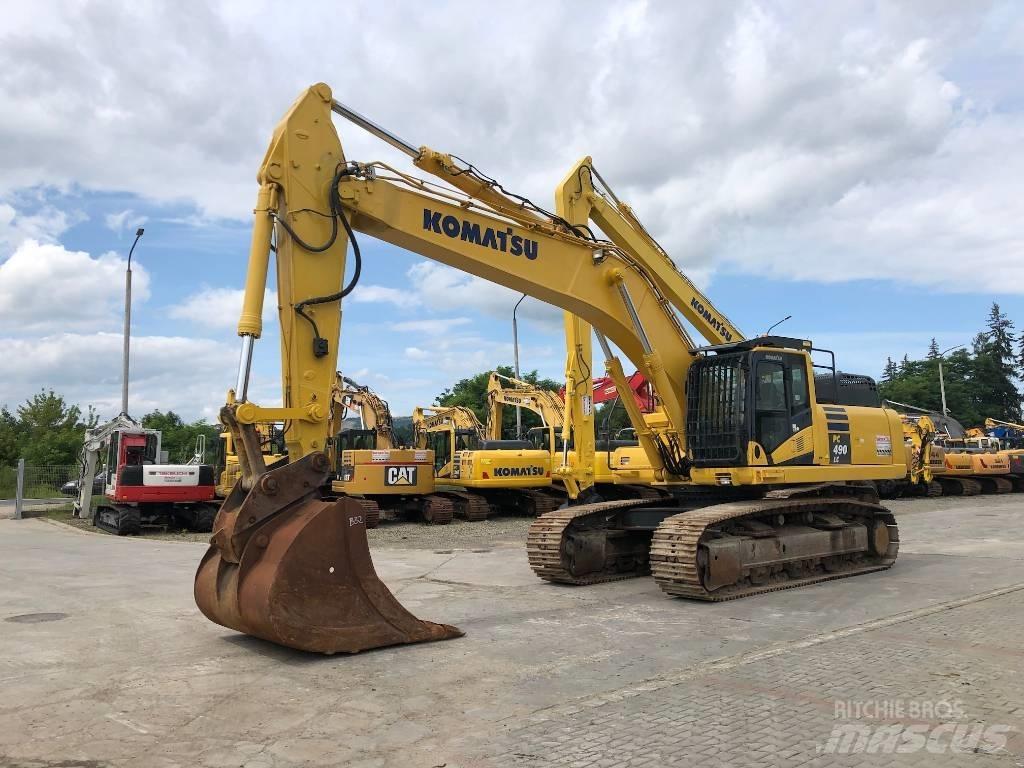 Komatsu PC490LC-10 Kāpurķēžu ekskavatori