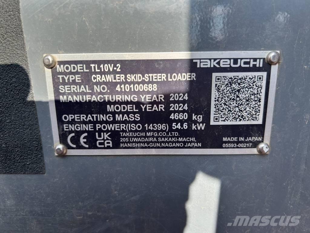 Takeuchi TL 10 V2 Kāpurķēžu iekrāvēji