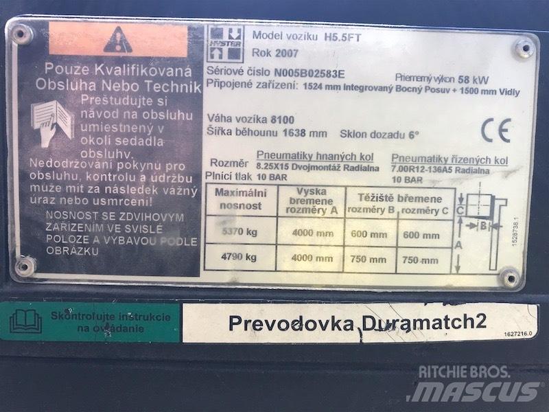 Hyster 5.5 FT Tehnika ar dīzeļa dzinēju