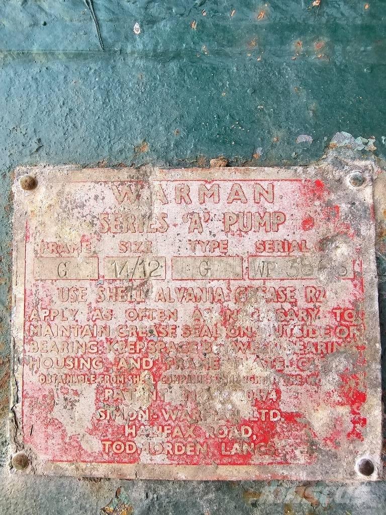 Warman pump 14/12'' Bagarkuģi