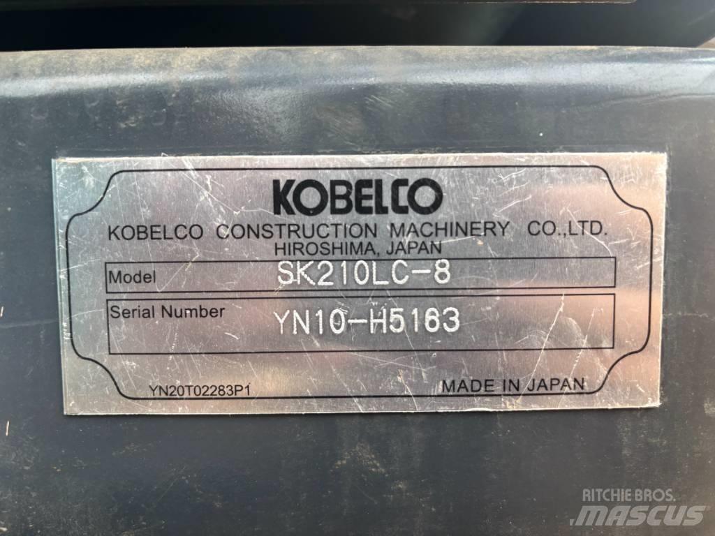 Kobelco SK 210 Kāpurķēžu ekskavatori