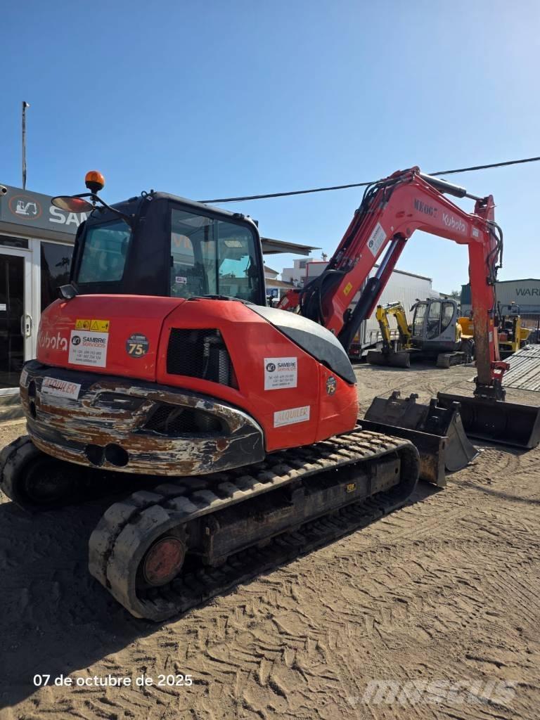 Kubota KX80-4a2 Vidēja lieluma ekskavatori 7 t - 12 t