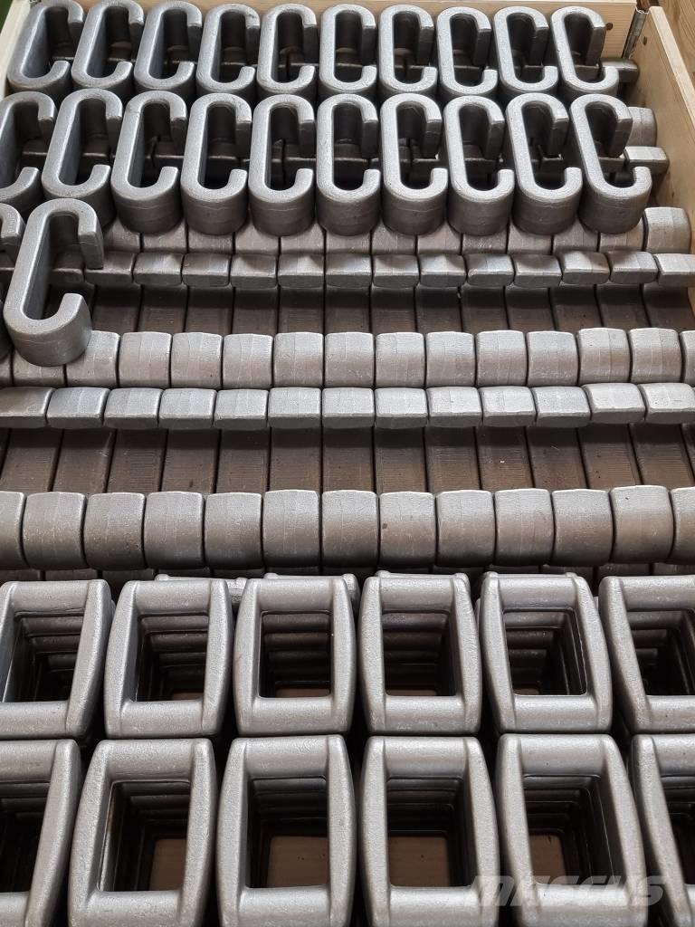 Clark Terra Sliedes, ķēdes un šasija