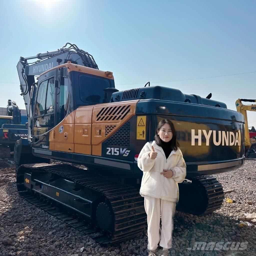 Hyundai 215 Kāpurķēžu ekskavatori