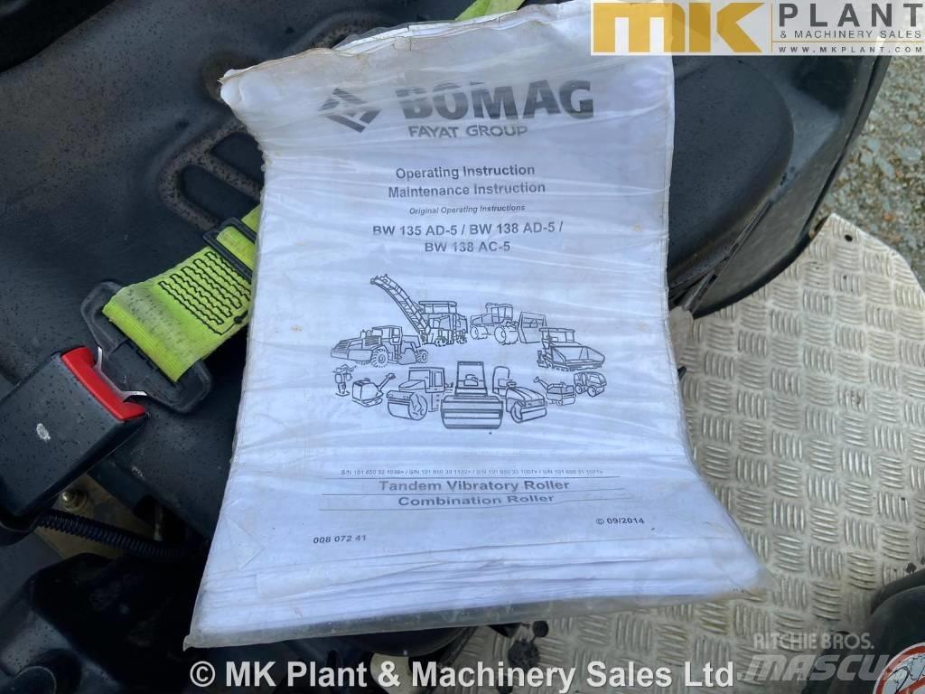 Bomag BW 135 AD-5 Divvalču grunts veltņi