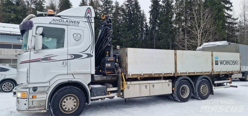 Scania R420 Smagās mašīnas ar celtni