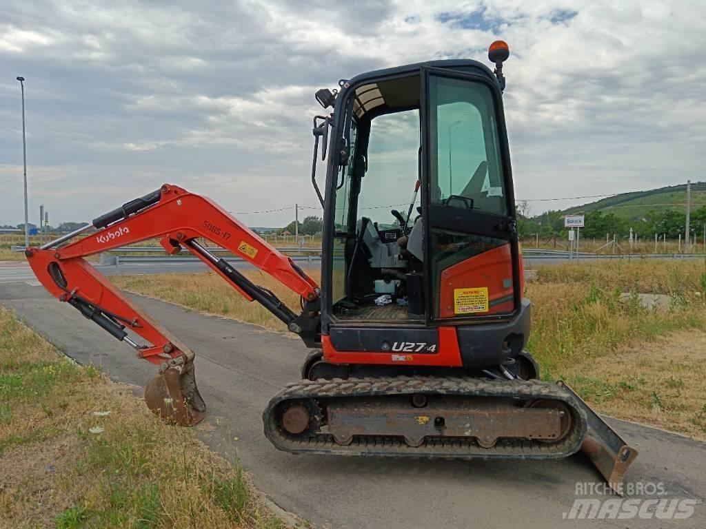 Kubota U 27-4 Mini ekskavatori < 7 t