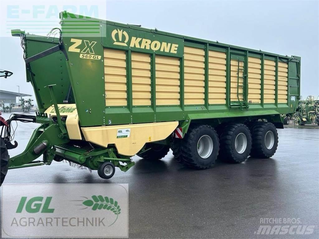 Krone zx 560 gl Graudu pārkraušanas piekabes