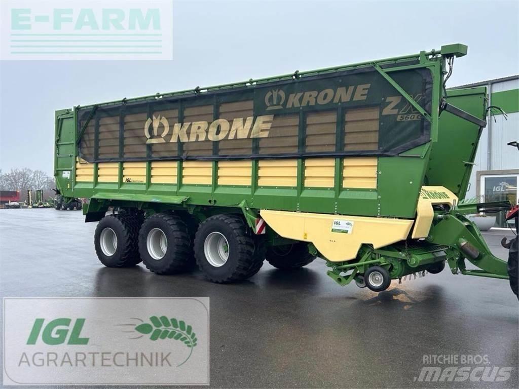 Krone zx 560 gl Graudu pārkraušanas piekabes