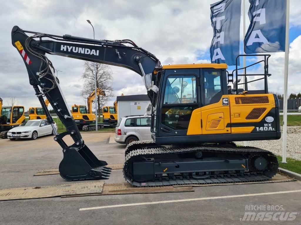 Hyundai HX140AL Kāpurķēžu ekskavatori