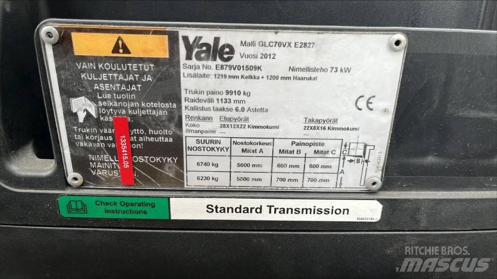 Yale GLP 70 GC LPG tehnika