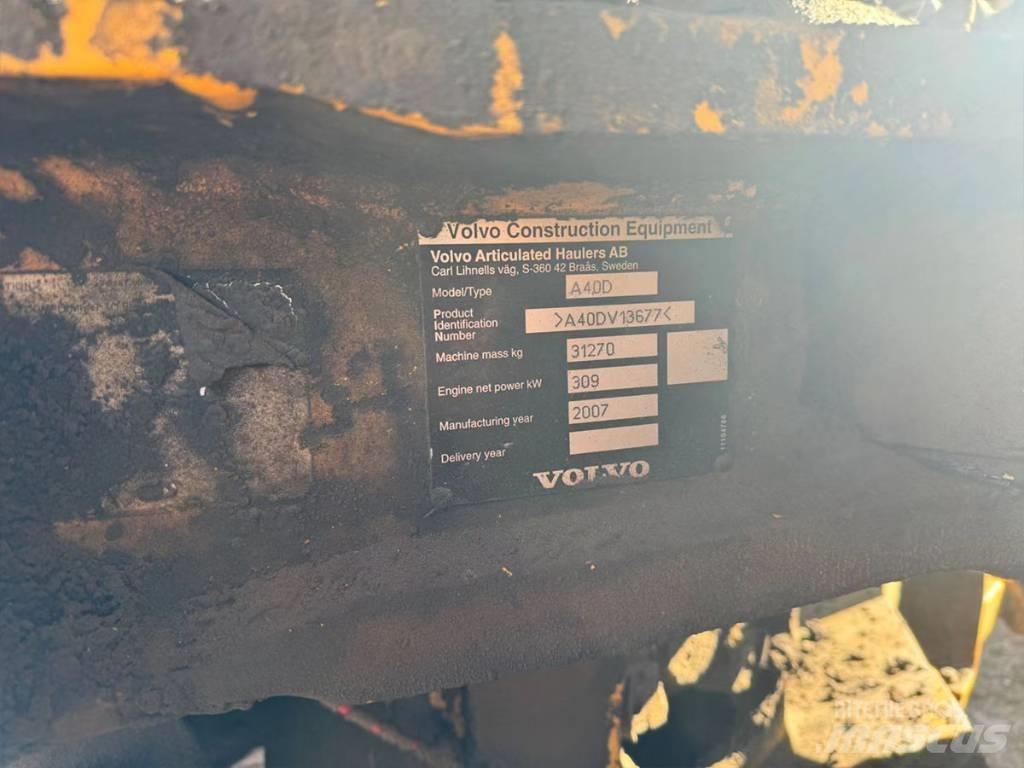 Volvo A 40 D Artikulētie pašizgāzēji