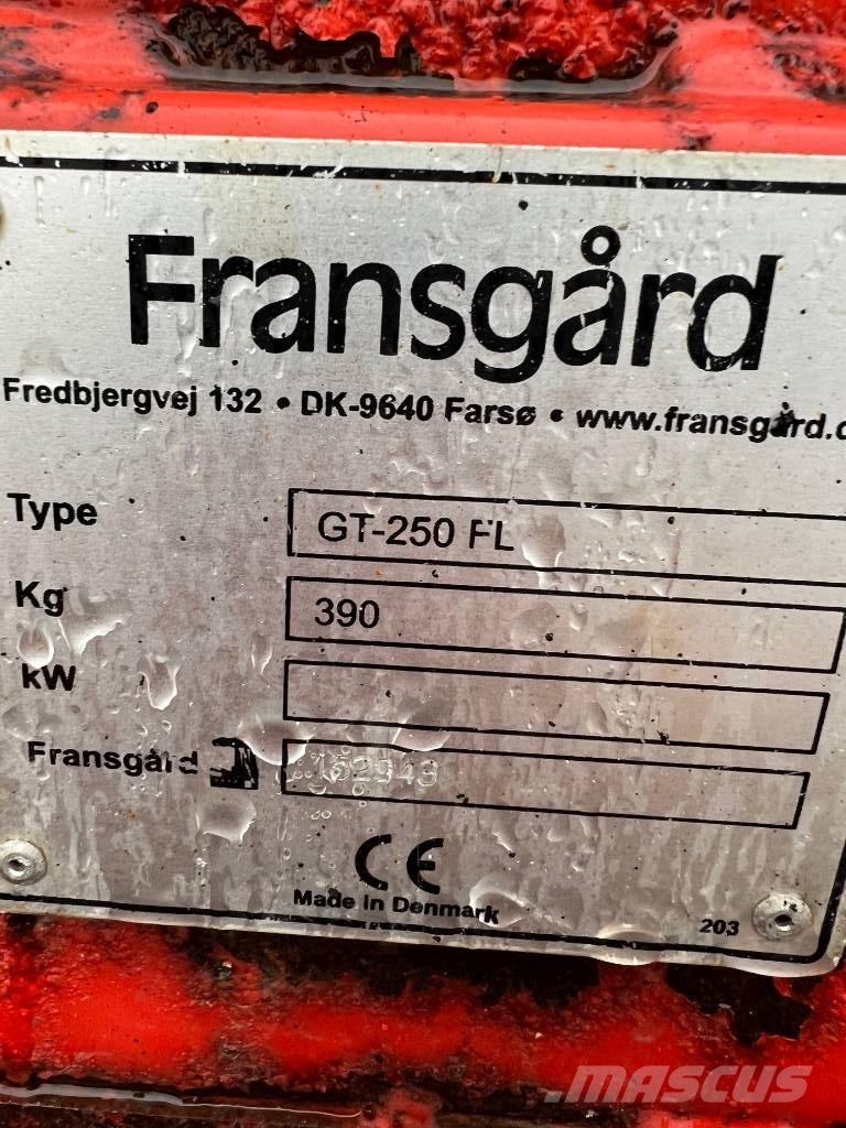 Fransgård GT 250 FL Sniega naži un tīrītāji