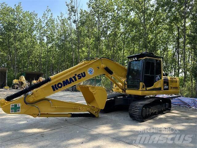 Komatsu pc200-8 Kāpurķēžu ekskavatori