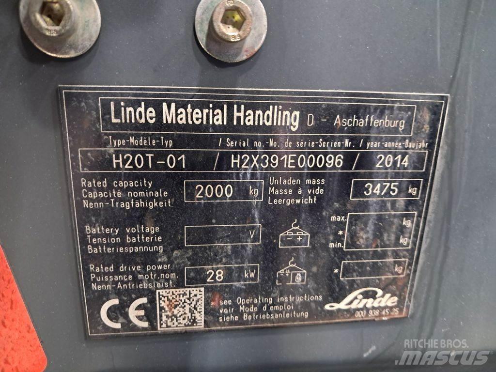 Linde H20T-01 LPG tehnika