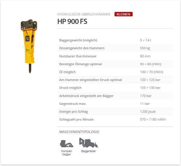 Indeco HP 900 FS Āmuri/Drupinātāji