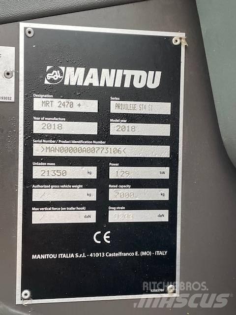 Manitou MRT2470 Teleskopiskie manipulatori