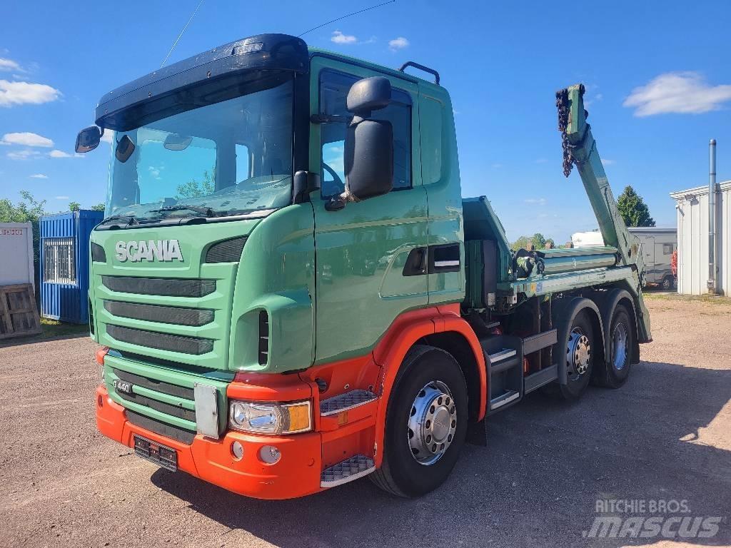Scania G440LB 6x2 Smagās mašīnas ar konteineriem